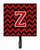 Letter Chevron Black and Red   Leash or Key Holder - 638508307026
