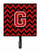 Letter Chevron Black and Red   Leash or Key Holder - 638508306838