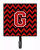 Letter Chevron Black and Red   Leash or Key Holder - 638508306838