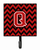 Letter Chevron Black and Red   Leash or Key Holder - 638508306937