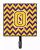 Letter Chevron Purple and Gold Leash or Key Holder - 638508305411