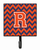 Letter Chevron Orange and Blue Leash or Key Holder - 638508305695