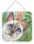 White Cat Saphire Eyes Wall or Door Hanging Prints - 638508183231
