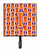 Letter Football Orange, White and Regalia Leash or Key Holder - 638508313027