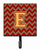 Letter Chevron Garnet and Gold  Leash or Key Holder - 638508307064