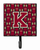 Letter Football Garnet and Gold Leash or Key Holder - 638508314604
