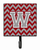 Letter Chevron Crimson and Grey   Leash or Key Holder - 638508305992