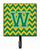 Letter Chevron Green and Gold Leash or Key Holder - 638508309785