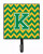 Letter Chevron Green and Gold Leash or Key Holder - 638508309662