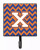 Letter Chevron Blue and Orange #3 Leash or Key Holder - 638508310057
