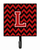 Letter Chevron Black and Red   Leash or Key Holder - 638508306883