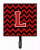 Letter Chevron Black and Red   Leash or Key Holder - 638508306883