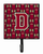 Letter Football Garnet and Gold Leash or Key Holder - 638508314536