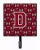 Letter Football Garnet and Gold Leash or Key Holder - 638508314536