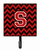 Letter Chevron Black and Red   Leash or Key Holder - 638508306951