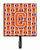 Letter Football Orange, White and Regalia Leash or Key Holder - 638508312969