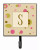 Letter Initial Monogram - Tan Dots Leash or Key Holder - 615872514472