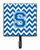 Letter Chevron Blue and White Leash or Key Holder - 638508308962