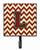 Letter Chevron Maroon and Gold Leash or Key Holder - 638508310194