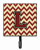 Letter Chevron Maroon and Gold Leash or Key Holder - 638508310194