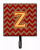 Letter Chevron Garnet and Gold  Leash or Key Holder - 638508307279