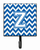 Letter Chevron Blue and White Leash or Key Holder - 638508306524