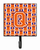Letter Football Orange, White and Regalia Leash or Key Holder - 638508313102
