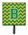 Letter Chevron Green and Gold Leash or Key Holder - 638508309570