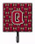 Letter Football Garnet and Gold Leash or Key Holder - 638508314666