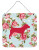 Beagle Shabby Chic Blue Roses BB1087 Wall or Door Hanging Prints - 615872652815