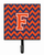 Letter Chevron Orange and Blue Leash or Key Holder - 638508305572