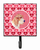 Dog Love and Valentine's Day Portrait Leash or Key Holder - 705332233057