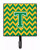 Letter Chevron Green and Gold Leash or Key Holder - 638508309754