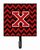 Letter Chevron Black and Red   Leash or Key Holder - 638508307002