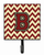 Letter Chevron Maroon and Gold Leash or Key Holder - 638508310095