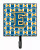 Letter Football Blue and Gold Leash or Key Holder - 638508314284