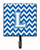 Letter Chevron Blue and White Leash or Key Holder - 638508306388