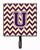 Letter Chevron Purple and Gold Leash or Key Holder - 638508309501