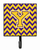 Letter Chevron Purple and Gold Leash or Key Holder - 638508305510