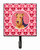 Dog Love and Valentine's Day Portrait Leash or Key Holder - 705332232890