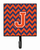 Letter Chevron Orange and Blue Leash or Key Holder - 638508305619