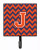 Letter Chevron Orange and Blue Leash or Key Holder - 638508305619