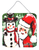 Friends Snowman and Santa Claus Wall or Door Hanging Prints - 638508240347