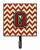 Letter Chevron Maroon and Gold Leash or Key Holder - 638508310248