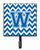 Letter Chevron Blue and White Leash or Key Holder - 638508309006
