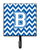Letter Chevron Blue and White Leash or Key Holder - 638508306289