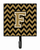 Letter Chevron Black and Gold  Leash or Key Holder - 638508307576