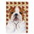 Fall Leaves with Dog Portrait Flag Garden Size - 705332064262
