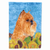Dog in Summer Flowers Flag Garden Size - 705332049283