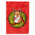 Christmas Wreath With Dog Flag Garden Size - 705332047487